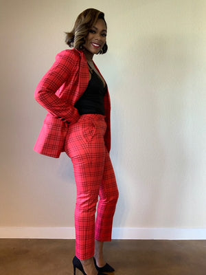 Platinum Red Trousers