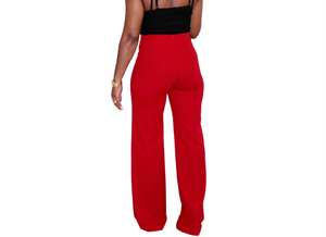 High Waist Wide Leg Pants